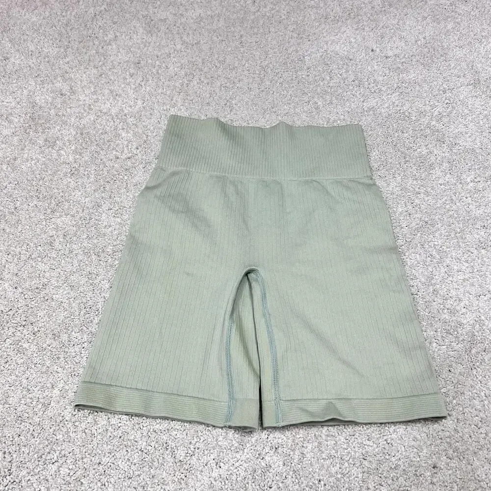 Kimberly C Shorts Biker Women’s Green Pull On Size Small